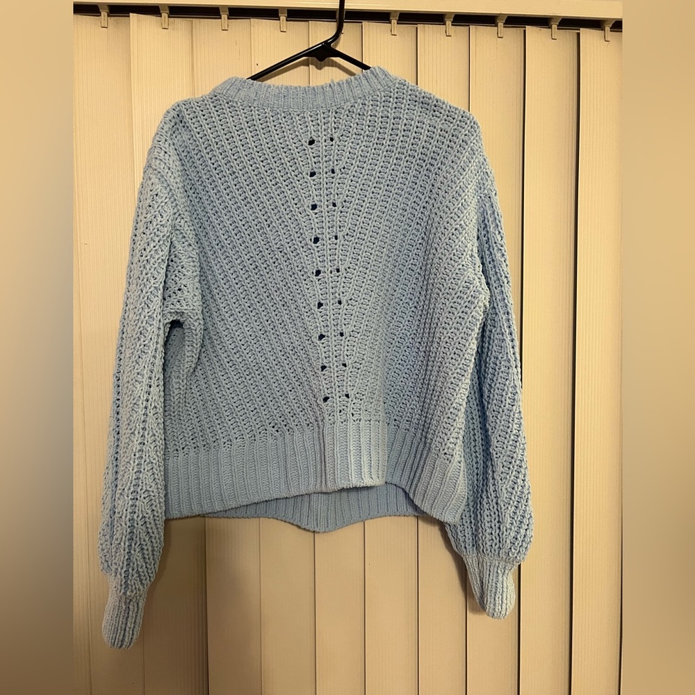 H&M baby blue knitted sweater